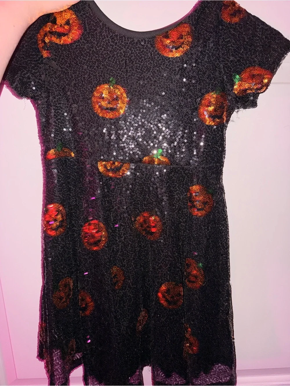 Sparkle in Pink Halloween Dress Girls 7/8